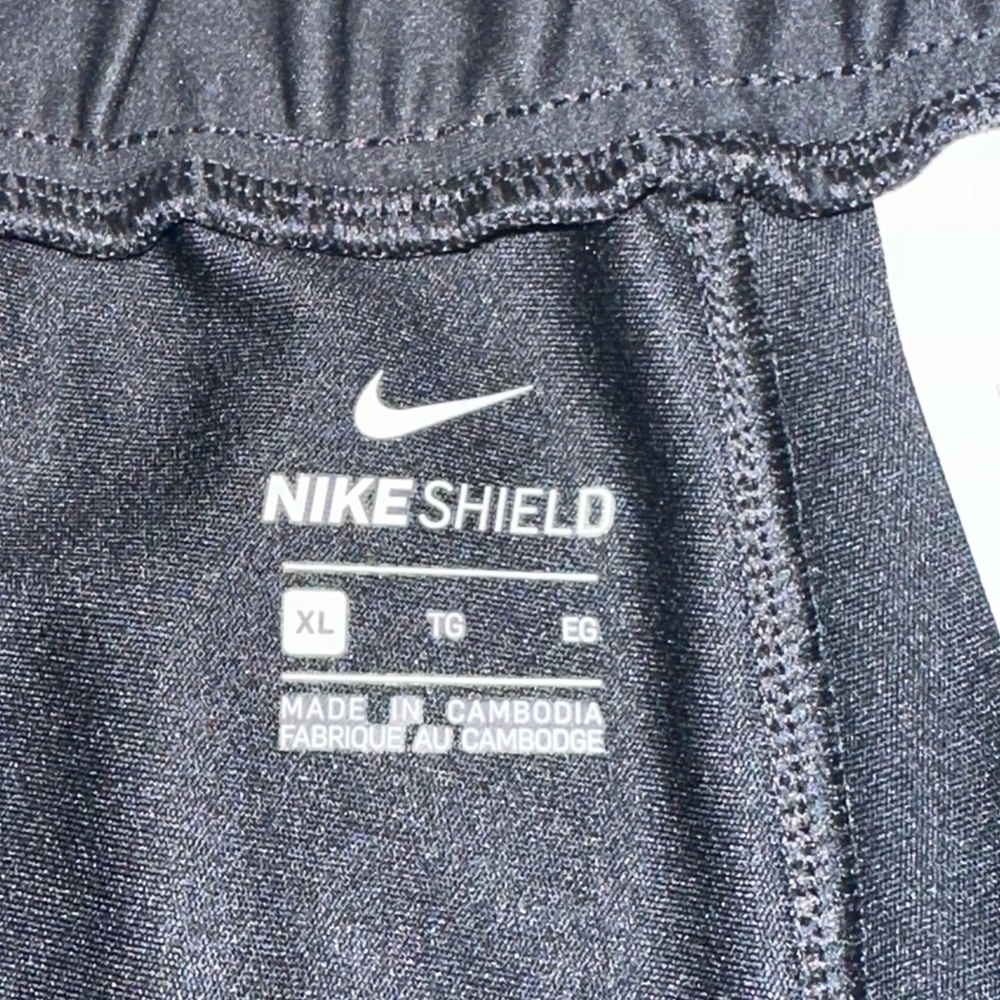 New Nike Run Division Shield Reflective Running Pants Black Woman’s XL - Picture 10 of 10